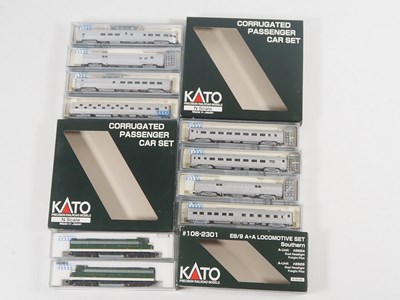 Lot 250 - A group of KATO American Outline N gauge...