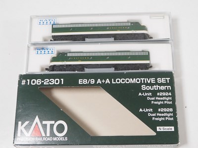 Lot 250 - A group of KATO American Outline N gauge...