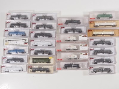 Lot 256 - A group of American Outline N gauge Tank cars...