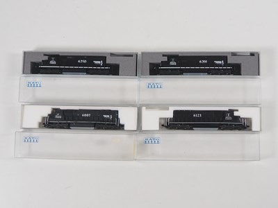 Lot 262 - A group of KATO American Outline N gauge...