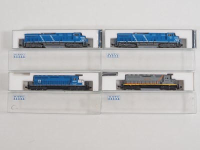 Lot 272 - A group of KATO American Outline N gauge...