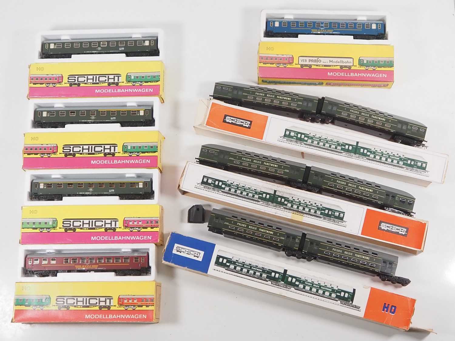 Lot 287 - A group of SCHICHT HO gauge Polish outline...
