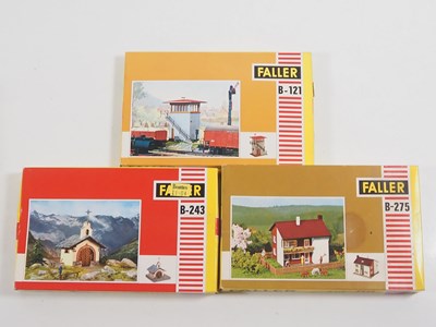 Lot 289 - A large group of unbuilt FALLER HO gauge...