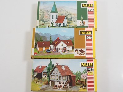 Lot 289 - A large group of unbuilt FALLER HO gauge...
