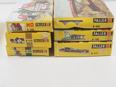Lot 289 - A large group of unbuilt FALLER HO gauge...