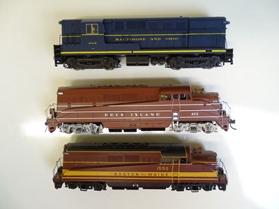 Lot 88 - HO SCALE MODEL RAILWAYS: A group of American...