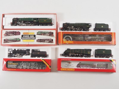 Lot 382 - A group of HORNBY OO gauge steam locomotives...