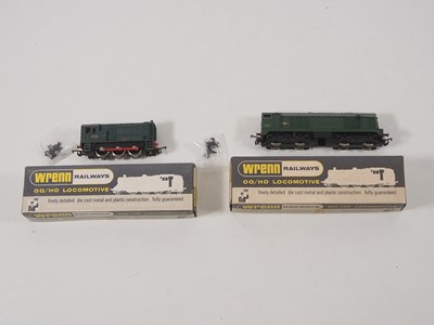 Lot 414 - A pair of WRENN OO gauge diesel locomotives...