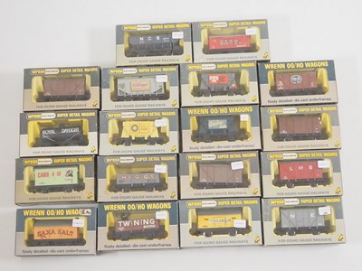 Lot 431 - A mixed group of WRENN OO gauge wagons in...