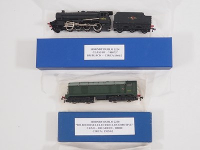 Lot 443 - A pair of HORNBY DUBLO OO gauge 2-rail...