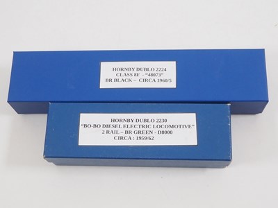 Lot 443 - A pair of HORNBY DUBLO OO gauge 2-rail...