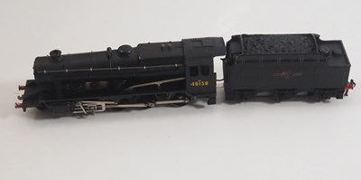 Lot 446 - A pair of HORNBY DUBLO OO gauge 3-rail steam...