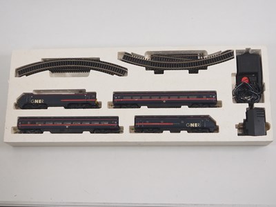 Lot 458 - A HORNBY OO gauge R1012 GNER 225 passenger...