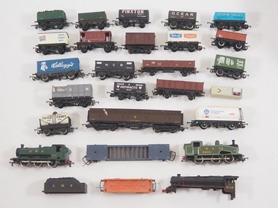 Lot 464 - A group of unboxed OO gauge steam locomotives...