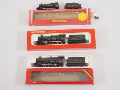 Lot 468 - A group of HORNBY OO gauge steam locomotives,...