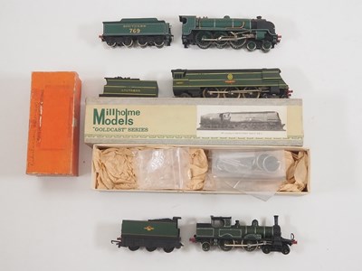 Lot 500 - A group of kitbuilt OO gauge steam locomotives,...