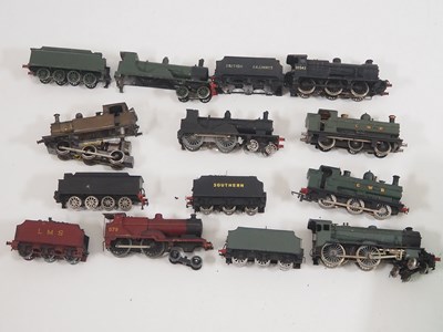 Lot 501 - A group of kitbuilt OO gauge steam locomotives,...