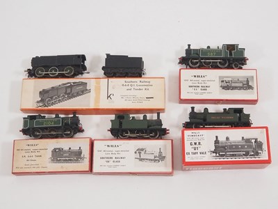 Lot 502 - A group of WILLS kitbuilt OO gauge steam...