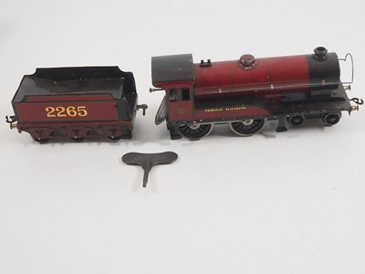 Lot 542 - A BASSETT-LOWKE O gauge clockwork freelance...