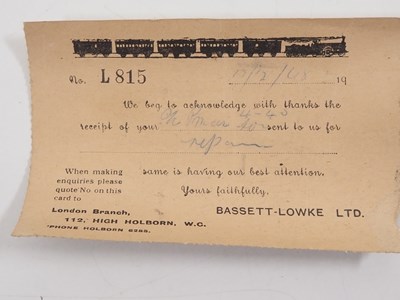 Lot 542 - A BASSETT-LOWKE O gauge clockwork freelance...