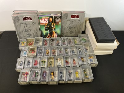 Lot 509 - MARVEL EAGLEMOSS FIGURINES #42-79 with...