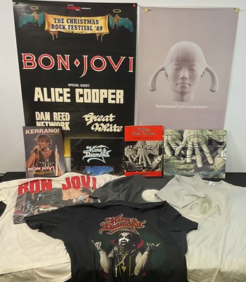 Lot 388 - A collection of heavy metal memorabilia...