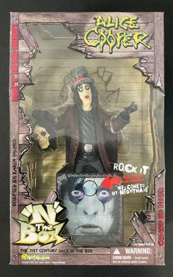 Lot 427 - A group of ALICE COOPER figurines/models...