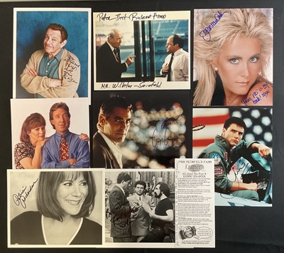 Lot 517 - A group of autographed promotional stills...