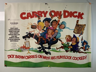 Lot 157 - CARRY ON DICK (1973) UK Quad film poster,...