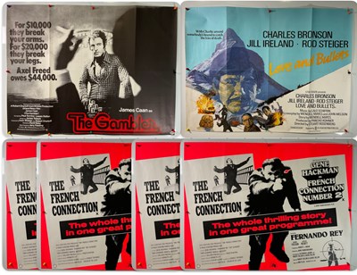 Lot 38 - A small group of crime film posters comprising...