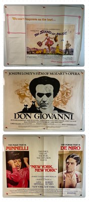 Lot 407 - A small group of UK Quad film posters for THE...