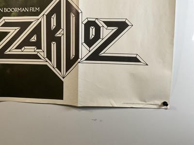 Lot 255 - ZARDOZ (1974) UK Quad film poster, 40 x 30...