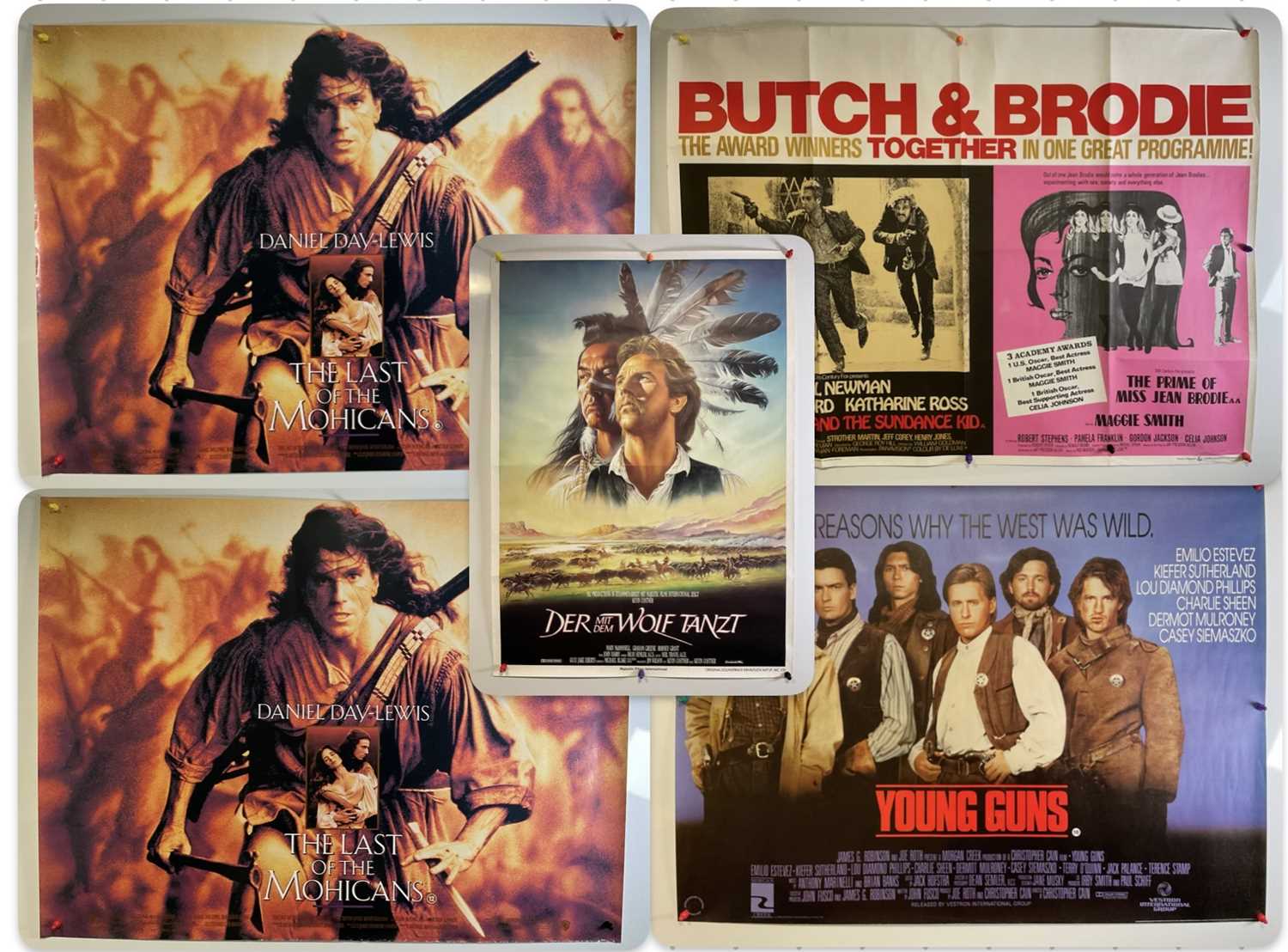 Lot 343 - A group of UK Quad film posters comprising