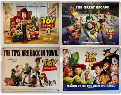 Lot 224 - A group of four TOY STORY UK Quad film posters...