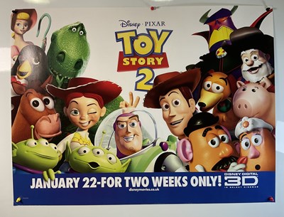 Lot 224 - A group of four TOY STORY UK Quad film posters...