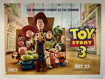 Lot 224 - A group of four TOY STORY UK Quad film posters...
