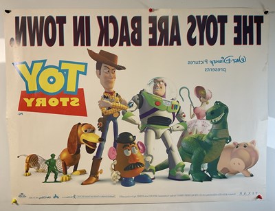 Lot 224 - A group of four TOY STORY UK Quad film posters...