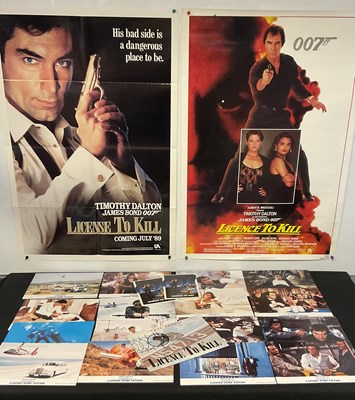 Lot 6 - JAMES BOND: LICENSE TO KILL (1989) 2 X US one...