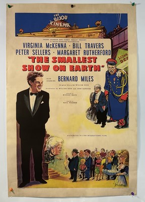 Lot 115 - THE SMALLEST SHOW ON EARTH (1957) UK one sheet...