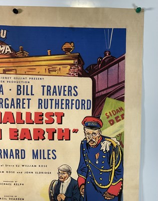 Lot 115 - THE SMALLEST SHOW ON EARTH (1957) UK one sheet...