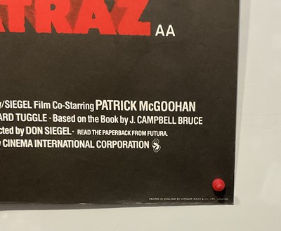 Lot 96 - ESCAPE FROM ALCATRAZ (1979) UK Quad film...