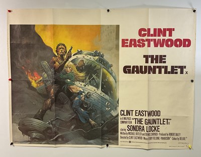 Lot 102 - THE GAUNTLET (1977) - UK Quad film poster...