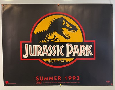 Lot 75 - JURASSIC PARK (1994) Advance design UK Quad...