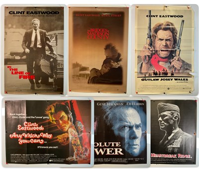 Lot 94 - CLINT EASTWOOD: A group of film posters...