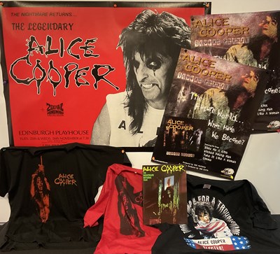 Lot 437 - ALICE COOPER - A group of Alice Cooper Tour...