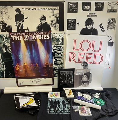 Lot 438 - ROCK MUSIC MEMORABILIA - A group of Loud Reed...