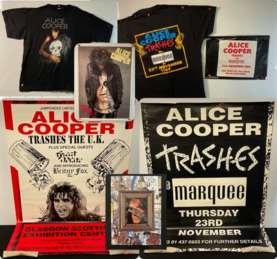 Lot 440 - ALICE COOPER TRASH (1989) - A group of Alice...