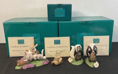 Lot 533 - WALT DISNEY COLLECTORS CLASSICS - A ceramic...