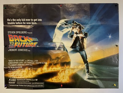 Lot 288 - BACK TO THE FUTURE (1985) UK Quad film poster,...