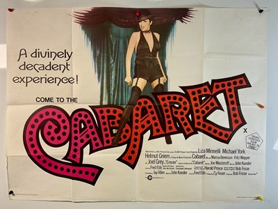 Lot 409 - CABARET (1972) UK Quad film poster, musical...